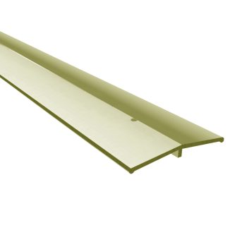 Cubrejunta metalica plana 1m dorado
