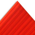 Policarbonato Alveolar 2100x5800x10mm Rojo