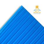 Policarbonato Alveolar 6mm 2,1 x 5,8 mts Azul 2 Caras UV