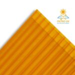 Policarbonato Alveolar 6mm 2,1 x 5,8 mts Naranja 2 Caras UV