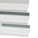 Quiebra vista PVC 80mm tira 6m uv blanco