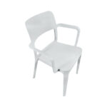 silla-minimal-con-apoya-brazos-gris