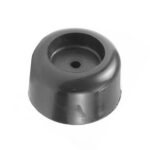 Tope Puerta Basico 30 Mm Negro Caja 60Un