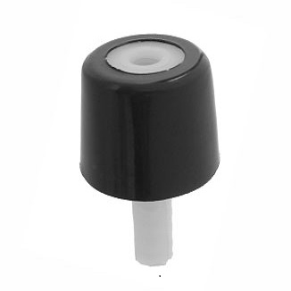 Tope puerta conico negro