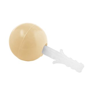 Tope Puerta Esferico Beige 20 Un C/ Tornillo