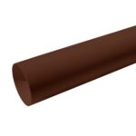 Tubo bajada agua lluvia 80mmx3m café