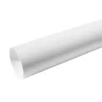 Tubo Bajada Para Canaleta Agua Lluvia 80mm Blanco 3MTS