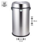 basurero-acero-inoxidable-con-tapa-giratoria-65l-soin-BIN-65A