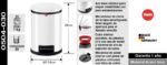 basurero-hailo-pure-3l-blanco