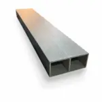Perfil Rectangular PVC 10cm x 5cm Ceniza