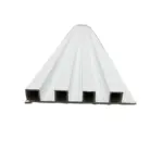 PANEL PVC TIPO WOOD 16cm X 290cm BLANCO