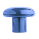 Perilla Plástica 38mm Azul 10 un