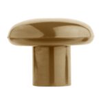 Perilla Plástica 38mm Beige 10 un