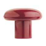 Perilla Plástica 38mm Rojo 10 un
