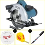 Kit Sierra Circular 7" 1500W + Disco Sierra Madera + Huincha + Marcador