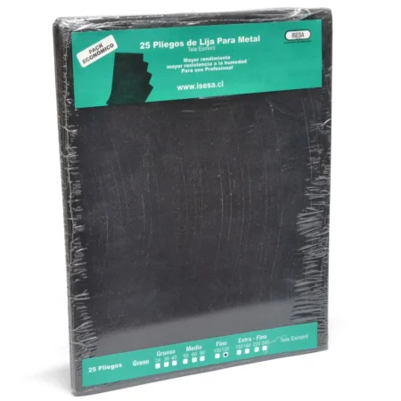 Lija Tela - Metal - (Pack 25) Grano 120